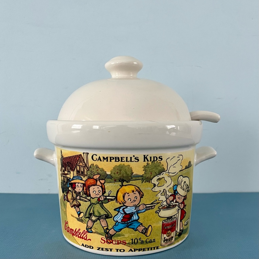 Campbell Soup Vintage Westwood International Ceramic‎ Serving Tureen & Ladel